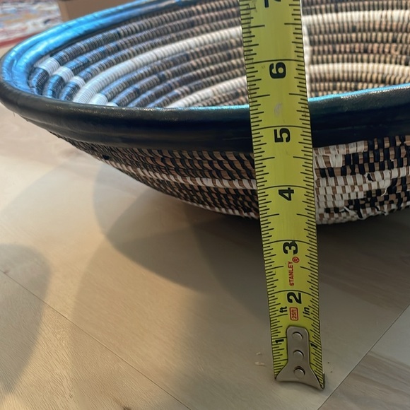 Anthropologie large Fele handmade African wall hanging baskets - Picture 5 of 5